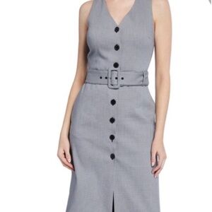Club Monaco plaid belted dresss